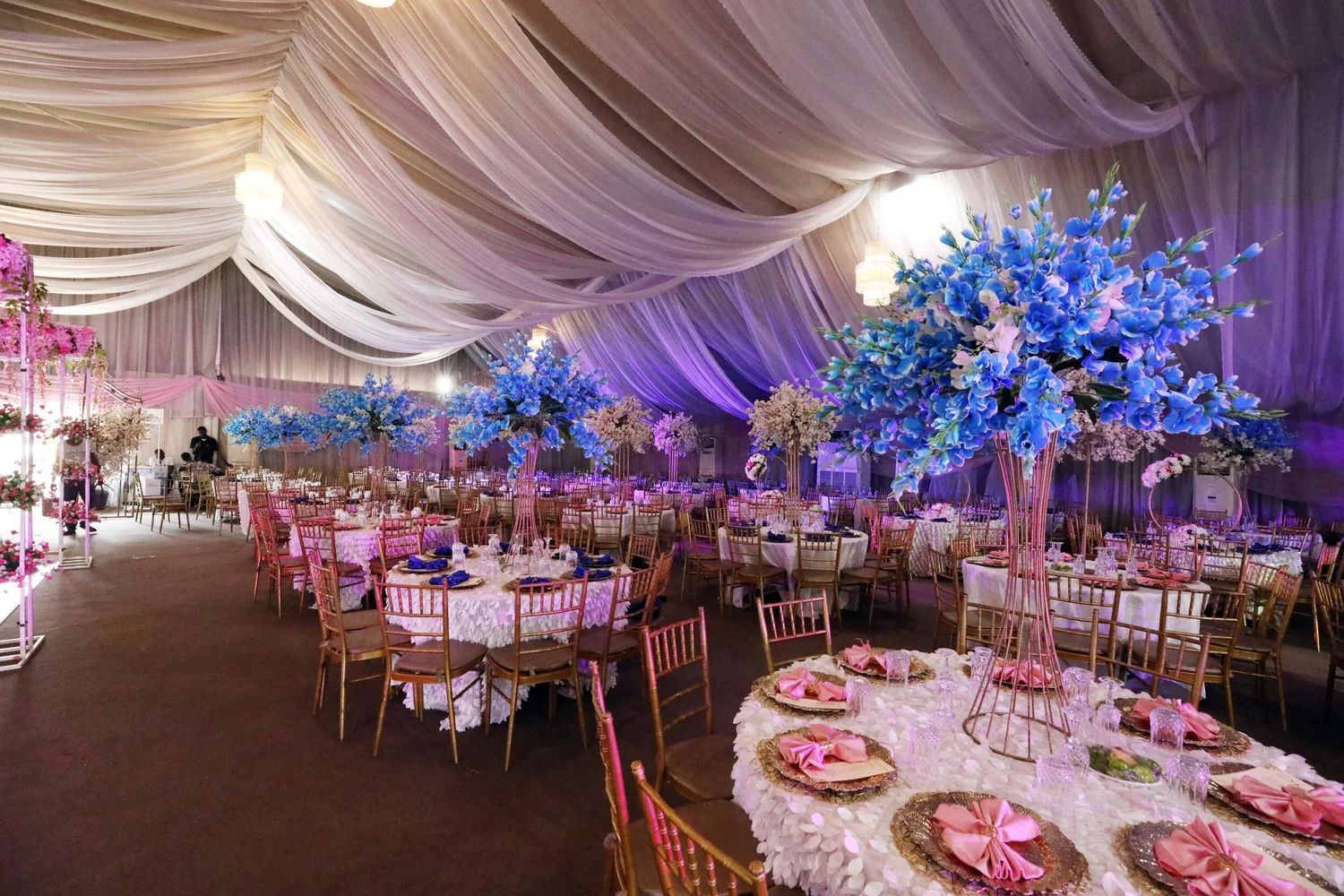 Floral reception in Lagos